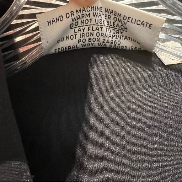 Christine Alexander Rhinestones Collared Button Down Blouse - Picture 9 of 10